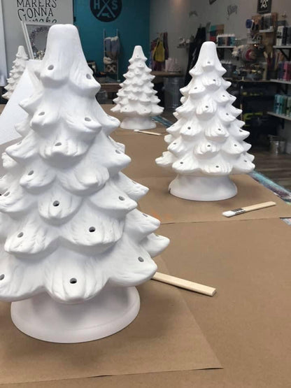 11/16/2024 - Saturday (11am) PYO Nostalgic Ceramic Christmas Tree Workshop!