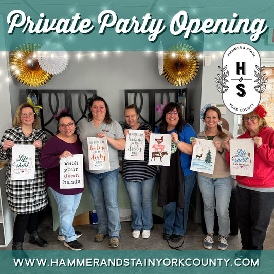 11/11/2026 - Wednesday - Private Party Availability (11am & 5pm)