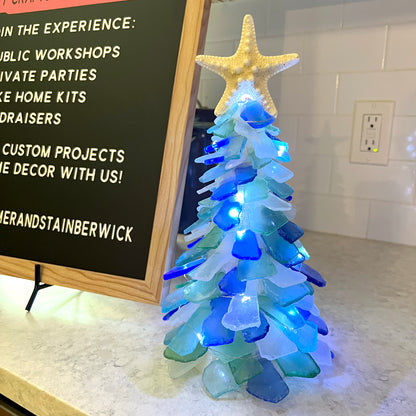 11/14/2024 - Thursday (6-8pm) Sea Glass Tree Workshop with NEW GRINCHMAS! @ Bell Farm Shops!