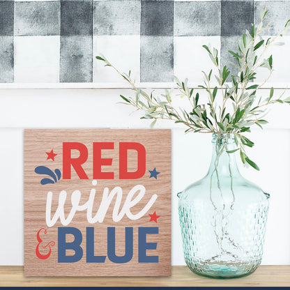 Red Wine & Blue