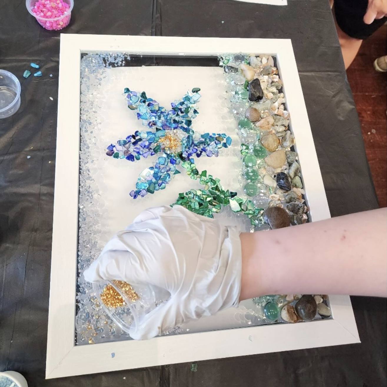 11/20/2024 -  Wednesday (6-8:30pm) NEW Resin Seascape Windows Workshop @ Noble Adult & Community Education