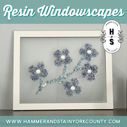 6/5/2026 - Friday (6:00pm) Resin Windowscape Workshop - TEENS WELCOME!