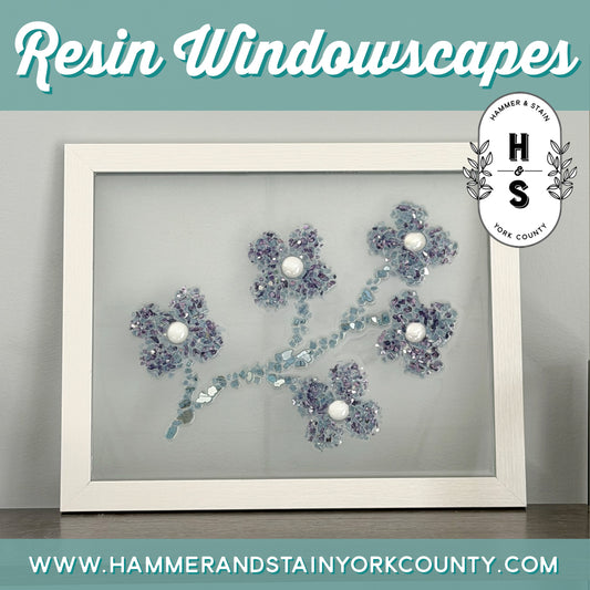 7/22/2026 - Wednesday (6:00pm) Resin Windowscape Workshop - TEENS WELCOME!