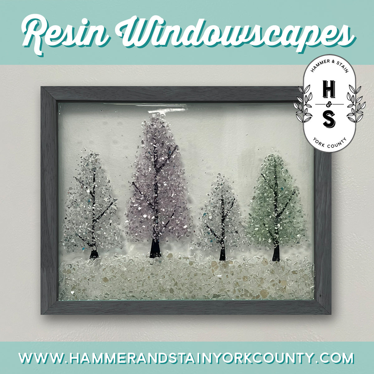 9/25/2025 - Thursday (6:00pm) Resin Windowscape Workshop