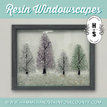 9/25/2025 - Thursday (6:00pm) Resin Windowscape Workshop