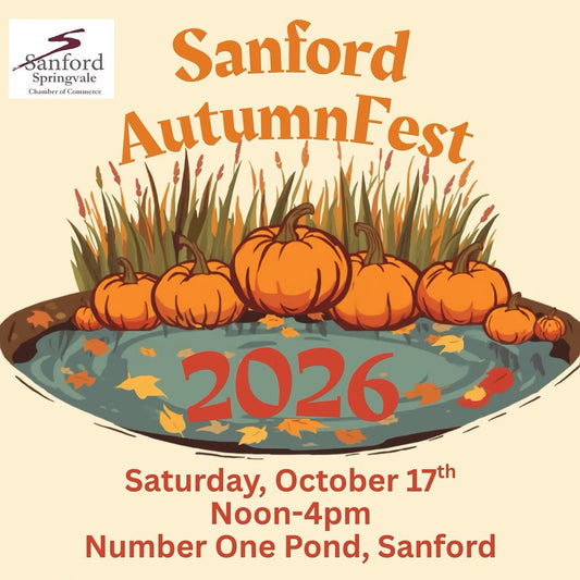 10/17/2026 - Saturday 12pm-4pm Sanford AutumnFest
