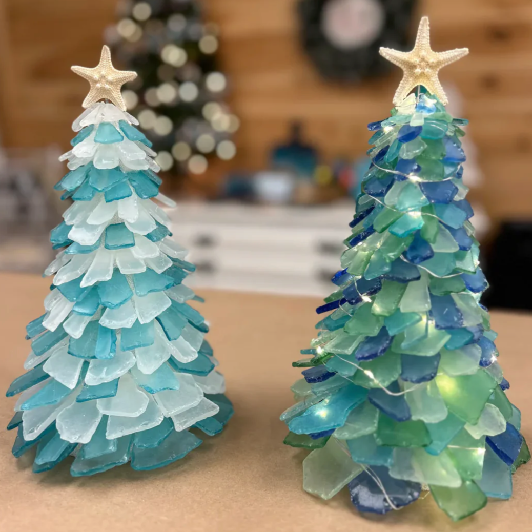 11/14/2024 - Thursday (6-8pm) Sea Glass Tree Workshop with NEW GRINCHMAS! @ Bell Farm Shops!