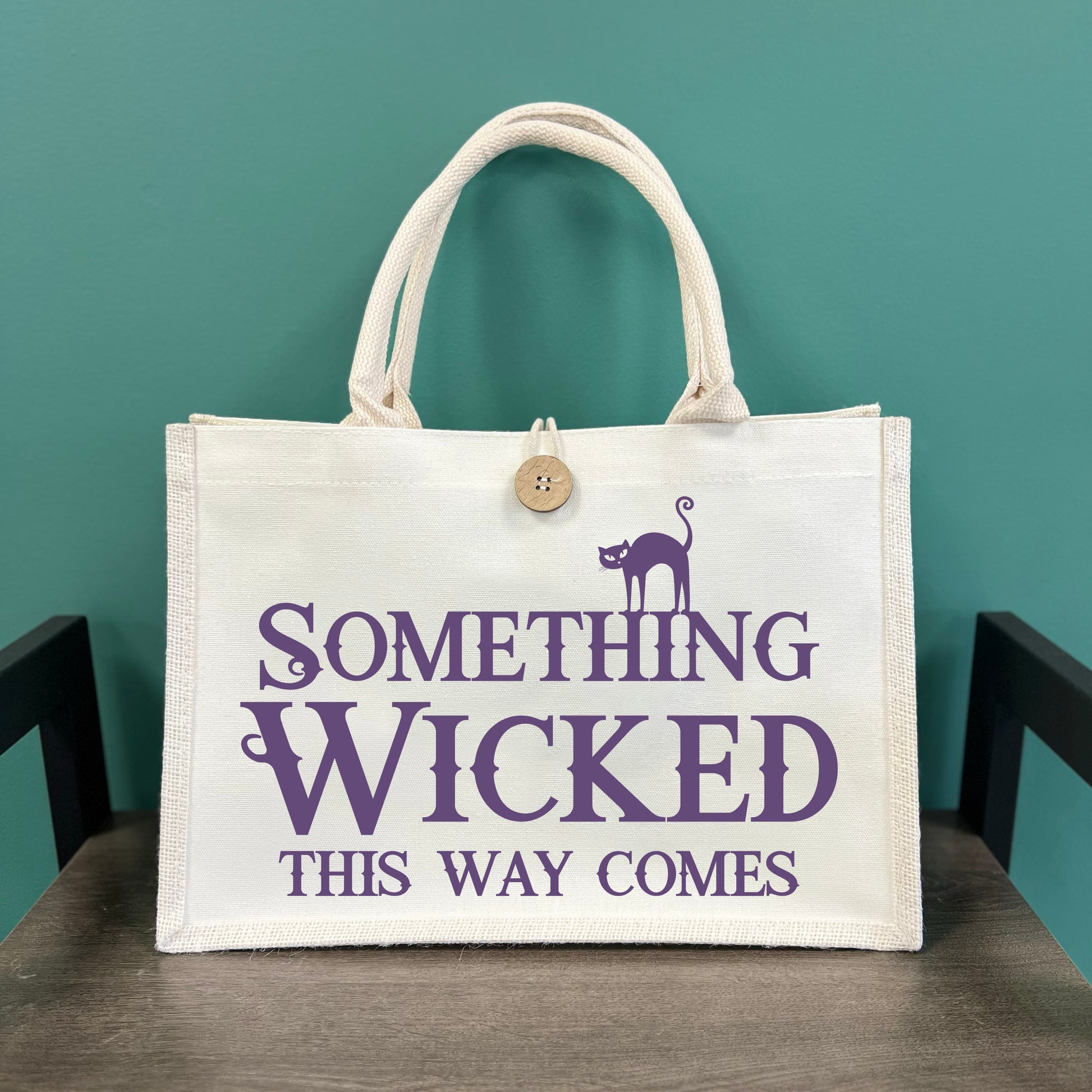 Something Wicked Button Tote