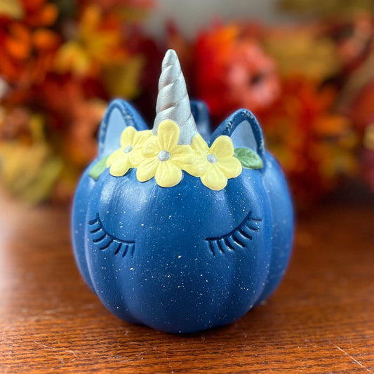 Ceramic Starry Unicorn Pumpkin