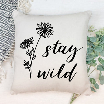 16x16 Stay Wild Pillow