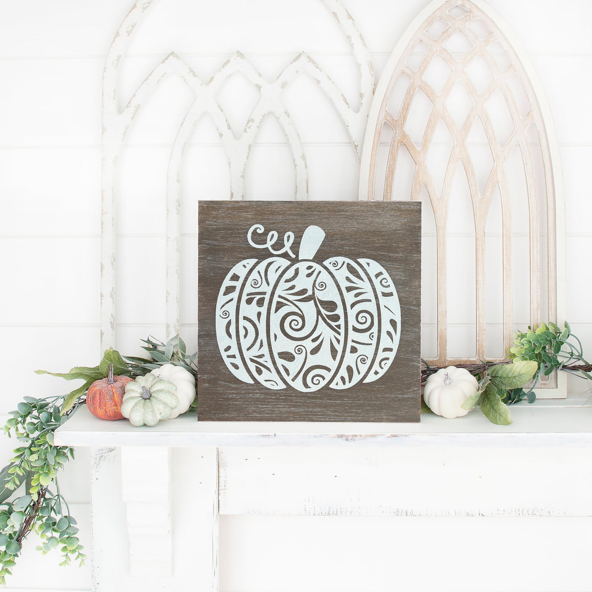 10x10 Swirly Pumpkin