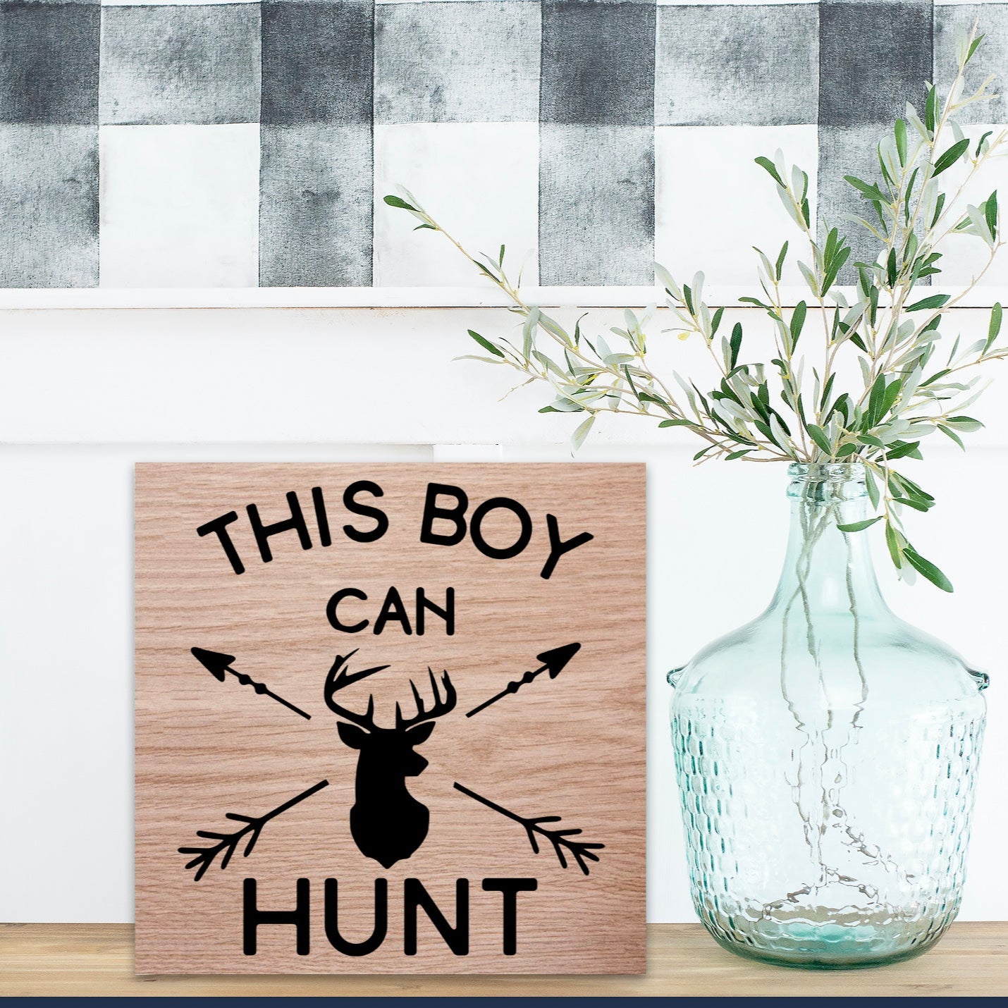 12" This Boy Can Hunt