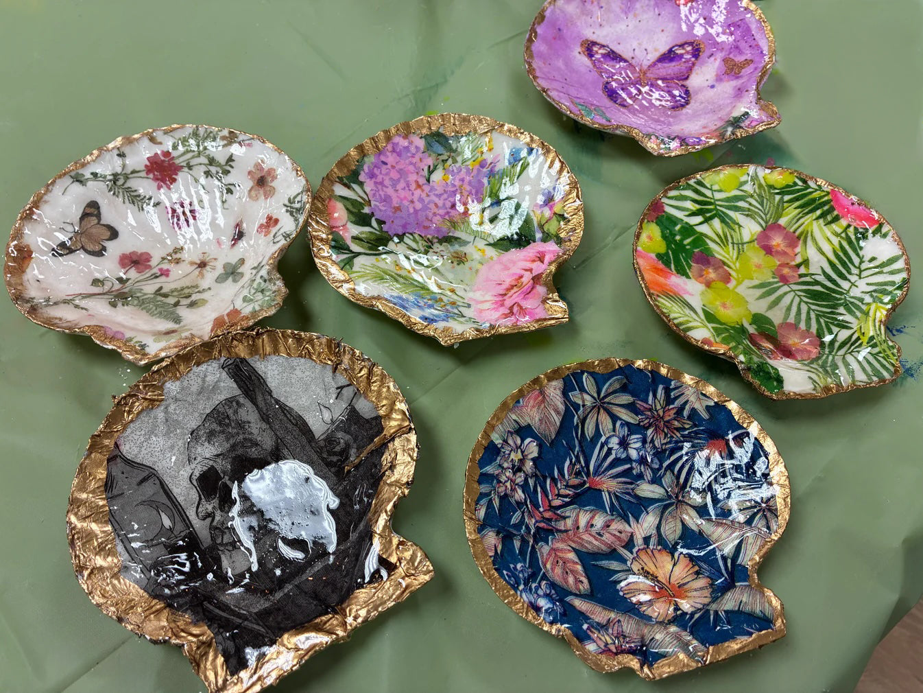 8/4/2026 - Tuesday (11am) - Coastal Charm: Decoupage Shell Art - TWEENS & TEENS WELCOME
