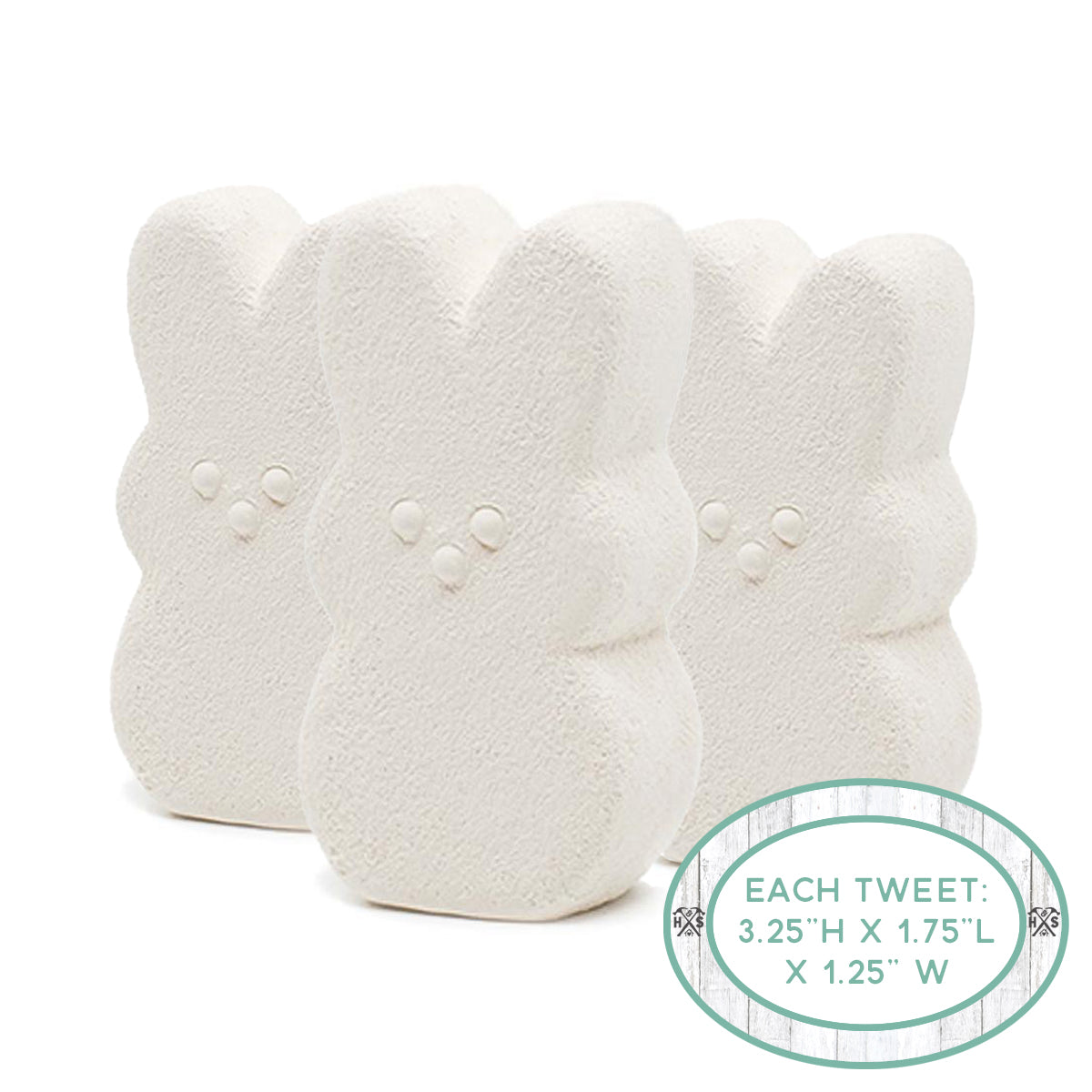 Marshmallow Tweet 3 pack (Small)