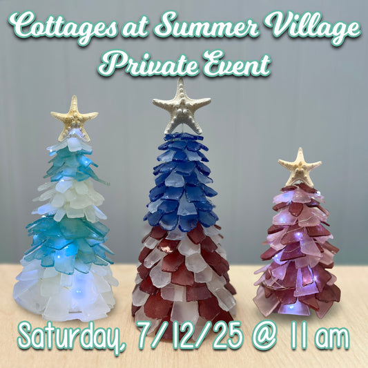 7/12/25 - Saturday (11am) Sea Glass Tree Workshop @ Cottages at Summer Village